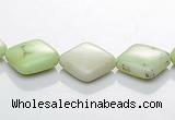 CLE14 rhombic 10*10mm lemon turquoise gemstone beads Wholesale