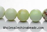 CLE20 16 inches 10mm round lemon turquoise stone beads Wholesale