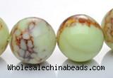 CLE23 lemon turquoise 20mm round gemstone beads Wholesale