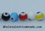 CLG504 16 inches 6mm round lampwork glass beads wholesale