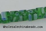 CLG561 16 inches 6*6mm cube lampwork glass beads wholesale