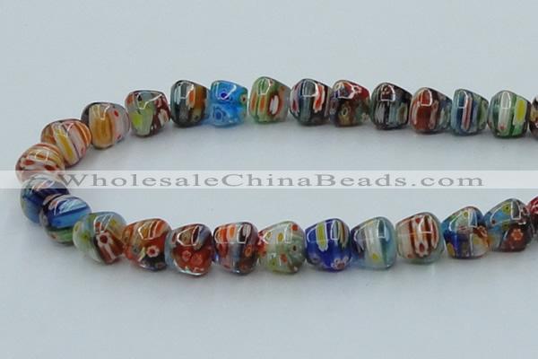 CLG574 16 inches 10*12mm apple lampwork glass beads wholesale