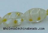 CLG614 3PCS 16 inches 10*16mm rice lampwork glass beads wholesale