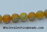 CLG623 10PCS 16 inches 6mm round lampwork glass beads wholesale