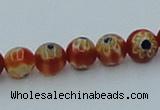 CLG626 10PCS 16 inches 6mm round lampwork glass beads wholesale