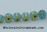 CLG627 10PCS 16 inches 6mm round lampwork glass beads wholesale