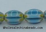 CLG635 5PCS 16 inches 10*14mm oval lampwork glass beads wholesale