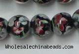 CLG754 15.5 inches 10mm round lampwork glass beads wholesale