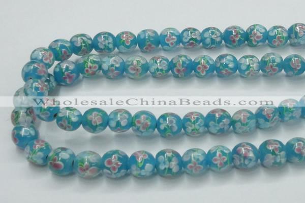 CLG755 15.5 inches 10mm round lampwork glass beads wholesale