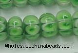 CLG774 14 inches 8*12mm rondelle lampwork glass beads wholesale