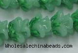 CLG791 15.5 inches 11*13mm rose lampwork glass beads wholesale