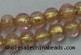 CLG830 12 inches 6mm round lampwork glass beads wholesale