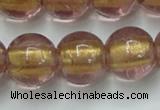 CLG841 15.5 inches 12mm round lampwork glass beads wholesale