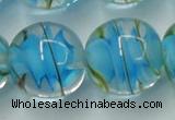 CLG854 15.5 inches 18mm round lampwork glass beads wholesale