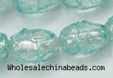 CLG883 2PCS 16 inches 12*18mm oval lampwork glass beads wholesale