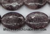 CLI30 15.5 inches 18*25mm oval lilac jasper beads wholesale