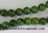 CLJ220 15.5 inches 8mm round dyed sesame jasper beads wholesale