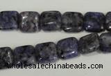 CLJ263 15.5 inches 10*10mm square dyed sesame jasper beads wholesale