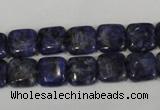 CLJ264 15.5 inches 10*10mm square dyed sesame jasper beads wholesale