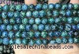 CLJ520 15.5 inches 4mm,6mm,8mm,10mm & 12mm round sesame jasper beads