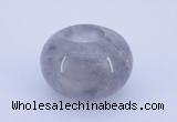 CLO02 19*30mm rondelle loose cloudy quartz gemstone beads wholesale