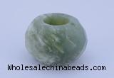 CLO12 19*30mm faceted rondelle loose New jade gemstone beads wholesale