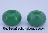 CLO22 19*30mm rondelle loose green aventurine gemstone beads wholesale