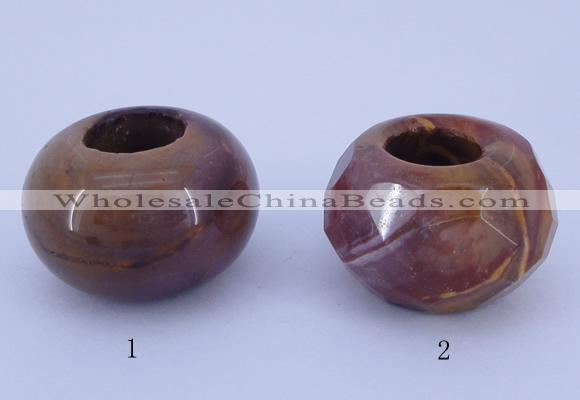 CLO26 19*30mm rondelle loose mookaite gemstone beads wholesale