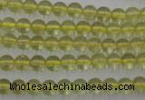 CLQ151 15.5 inches 6mm round natural lemon quartz beads wholesale