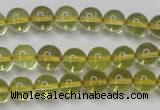 CLQ201 15.5 inches 6mm round natural lemon quartz beads wholesale