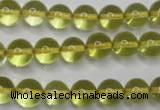 CLQ204 15.5 inches 12mm round natural lemon quartz beads wholesale