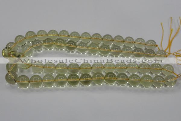 CLQ54 15.5 inches 14mm round natural lemon quartz beads wholesale