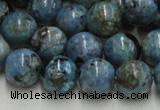 CLR14 16 inches 16mm round larimar gemstone beads wholesale