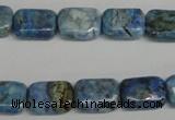 CLR220 15.5 inches 10*14mm rectangle larimar gemstone beads