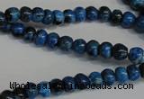 CLR310 15.5 inches 4*6mm rondelle dyed larimar gemstone beads