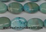 CLR372 15.5 inches 10*14mm oval dyed larimar gemstone beads