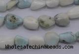 CLR50 15.5 inches 5*7mm – 10*12mm nuggets natural larimar beads