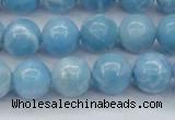 CLR603 15.5 inches 10mm round imitation larimar beads wholesale