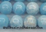 CLR605 15.5 inches 14mm round imitation larimar beads wholesale