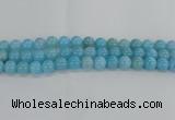 CLR73 15.5 inches 12mm round imitation larimar beads wholesale