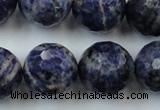 CLS152 15.5 inches 20mm faceted round sodalite gemstone beads