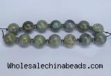 CLS201 7.5 inches 25mm round large Africa stone beads