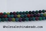 CLV523 15.5 inches 10mm round mixed lava beads wholesale