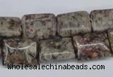 CMB26 15.5 inches 12*16mm rectangle natural medical stone beads