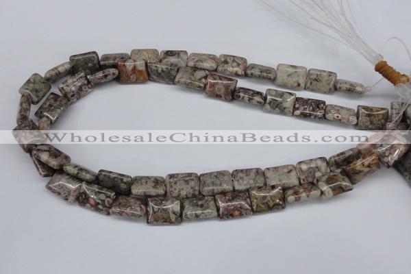 CMB26 15.5 inches 12*16mm rectangle natural medical stone beads