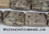 CMB27 15.5 inches 18*25mm rectangle natural medical stone beads