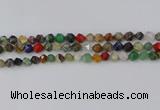 CME107 15.5 inches 8mm faceted nuggets mixed gemstone beads