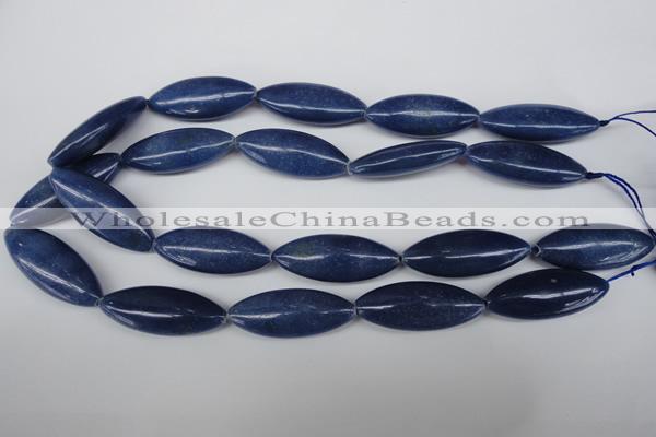 CME11 15.5 inches 15*40mm marquise blue aventurine beads