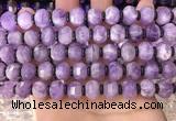 CME301 15.5 inches 8*11mm - 9*12mm pumpkin lavender amethyst beads