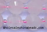 CME359 15 inches 10mm pumpkin rose quartz beads